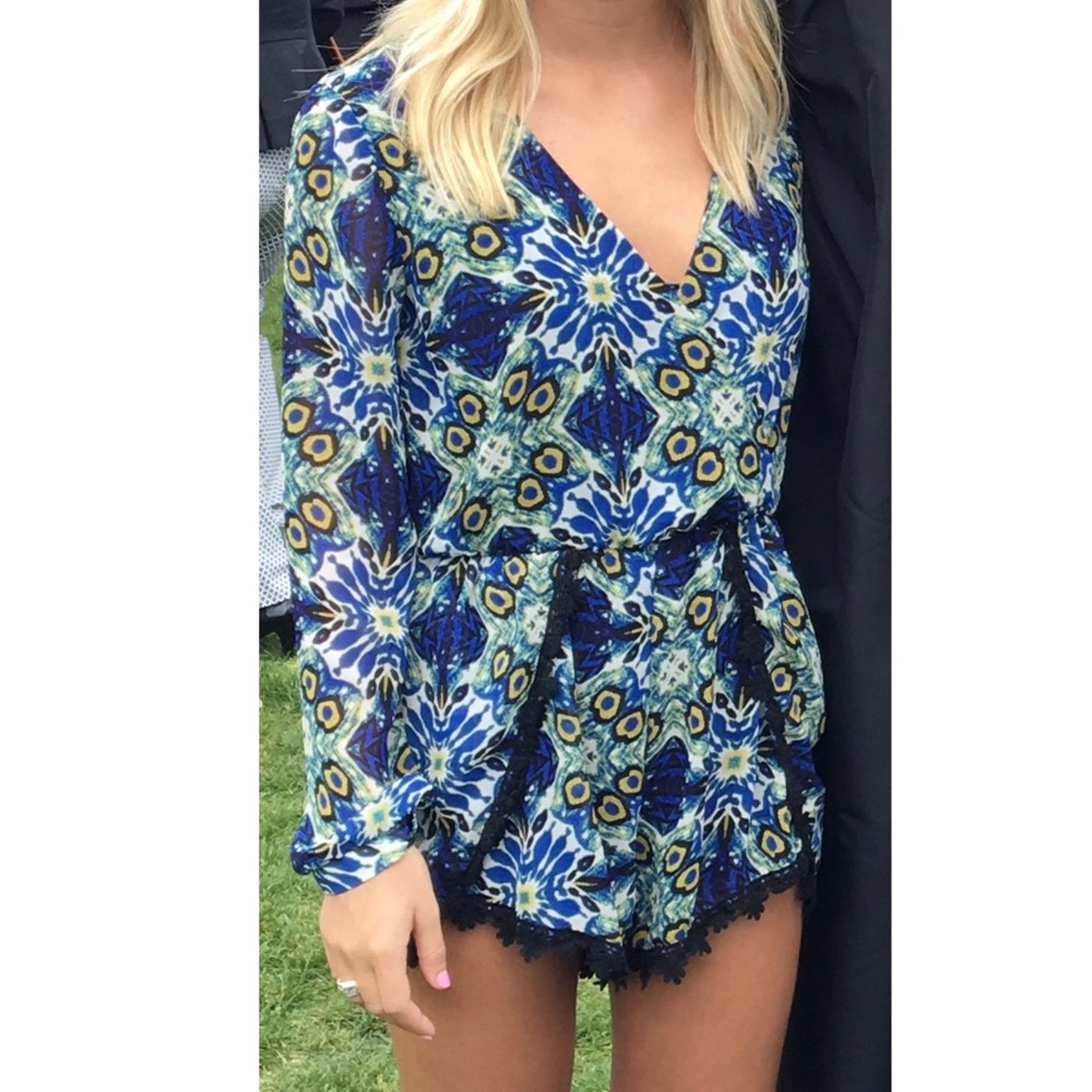 Printed Romper